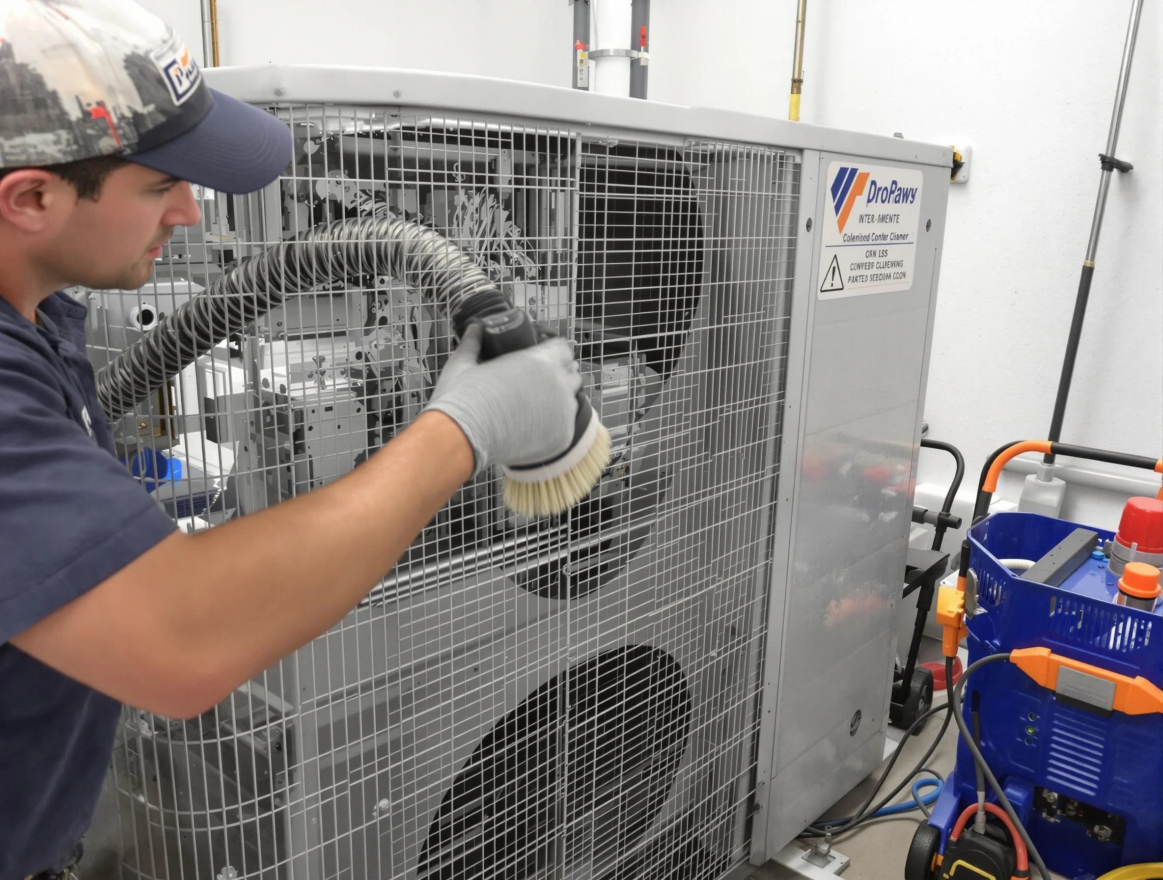 Irondale Air Duct Cleaning specialist performing precision AC coil cleaning for improved system performance in Irondale
