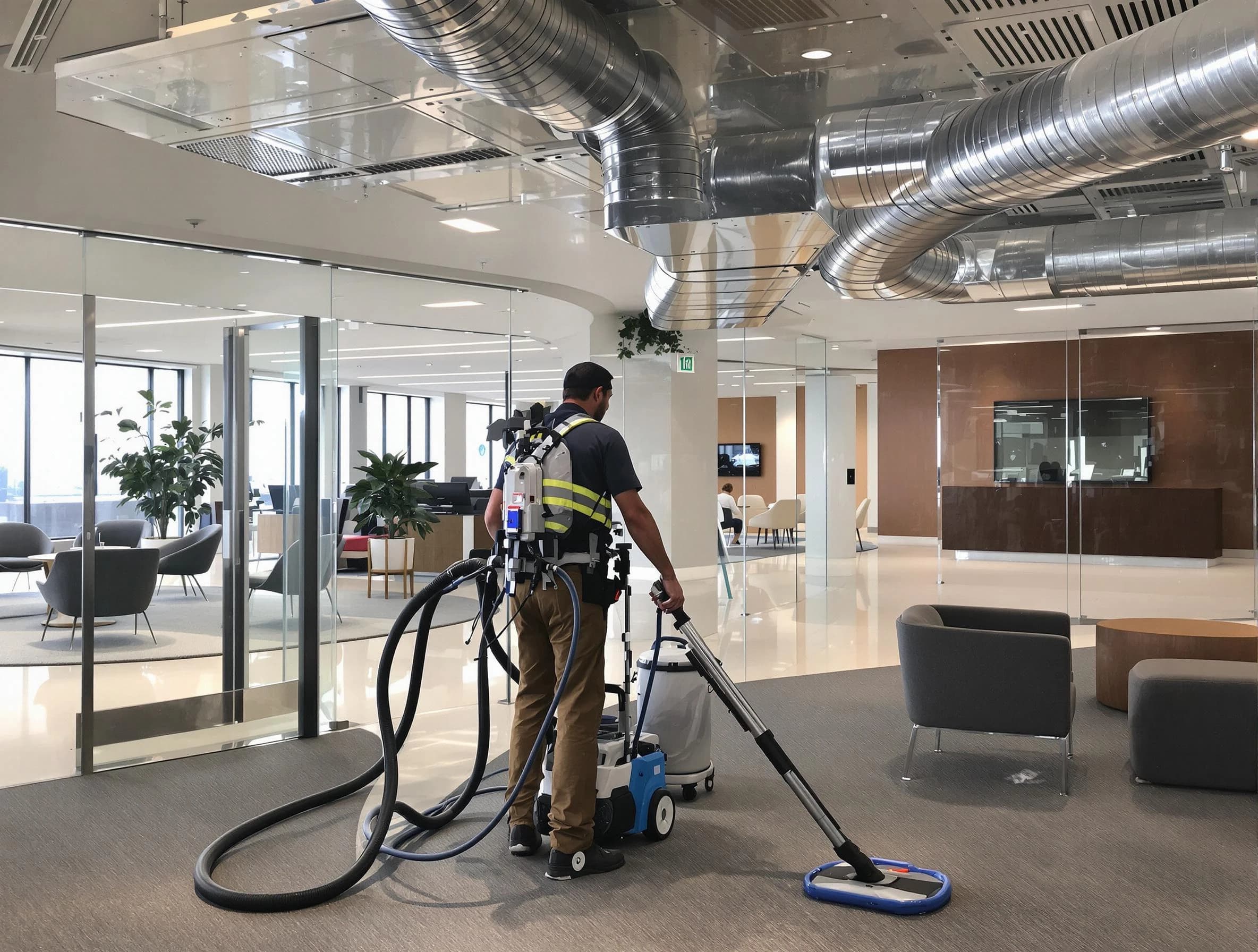 Commercial duct cleaning service by Irondale Air Duct Cleaning in Irondale