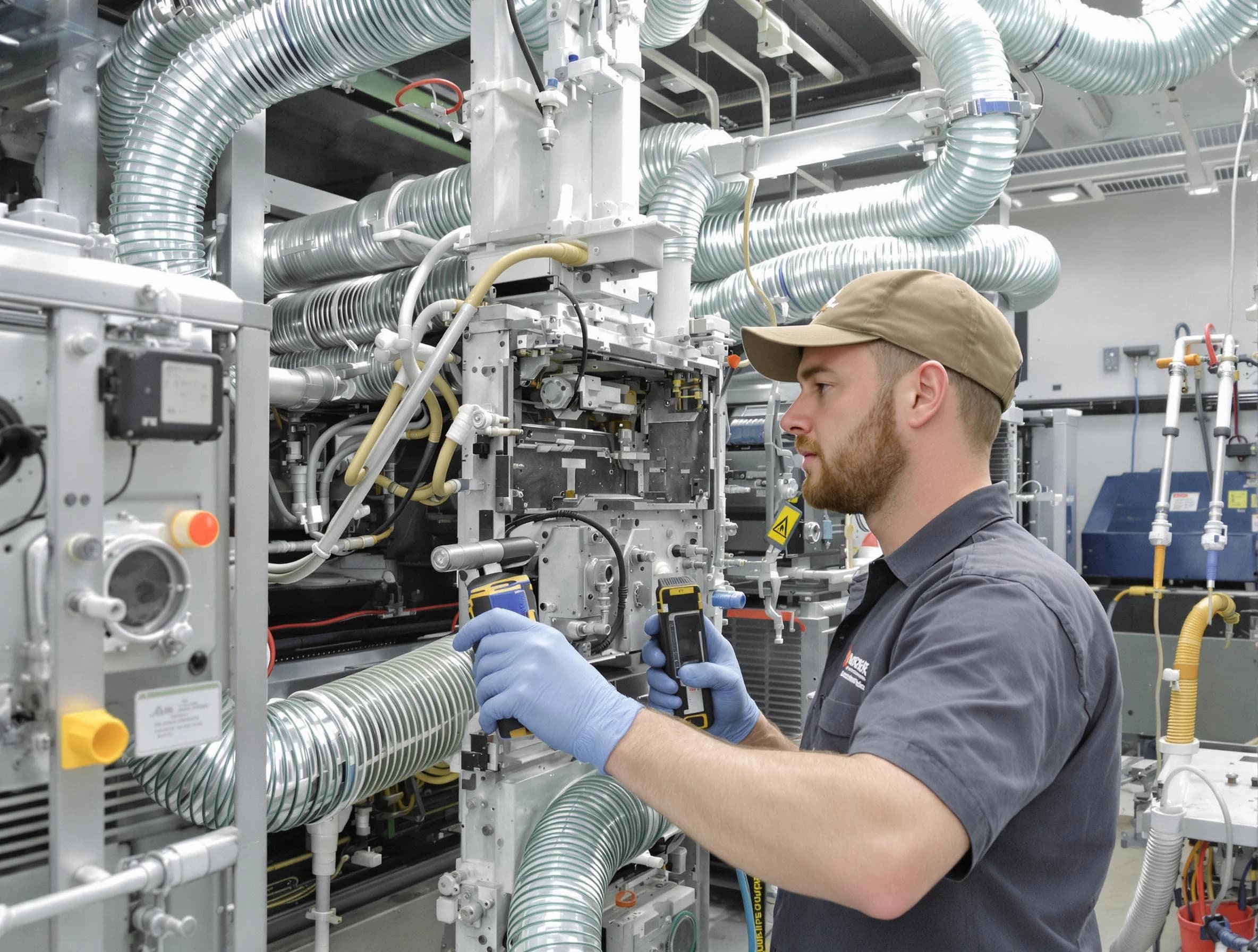 Irondale Air Duct Cleaning technician performing precision commercial coil cleaning at a business facility in Irondale