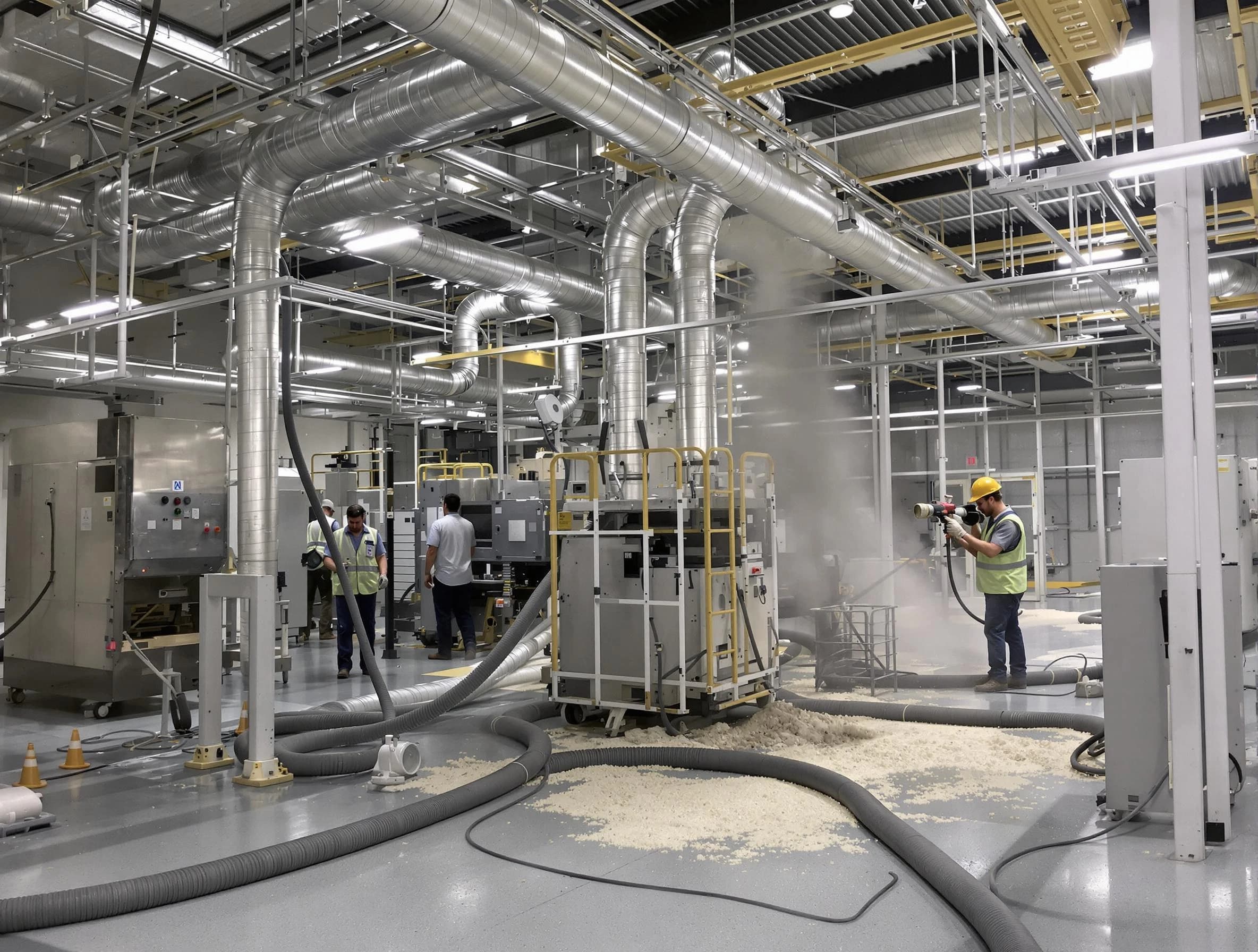 Heavy-duty industrial duct cleaning by Irondale Air Duct Cleaning in Irondale