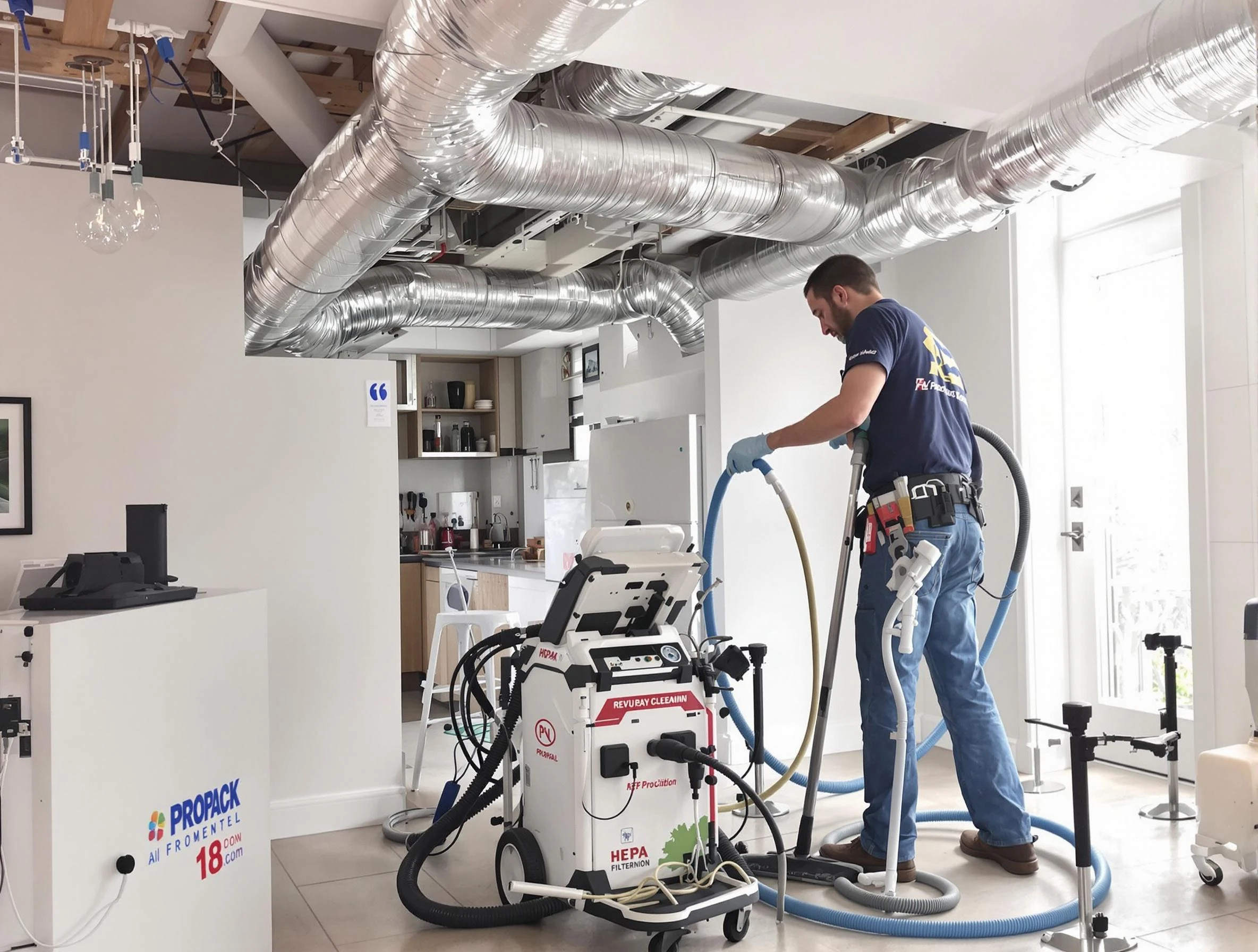 Irondale Air Duct Cleaning technician performing advanced pure duct cleaning with specialized equipment in Irondale